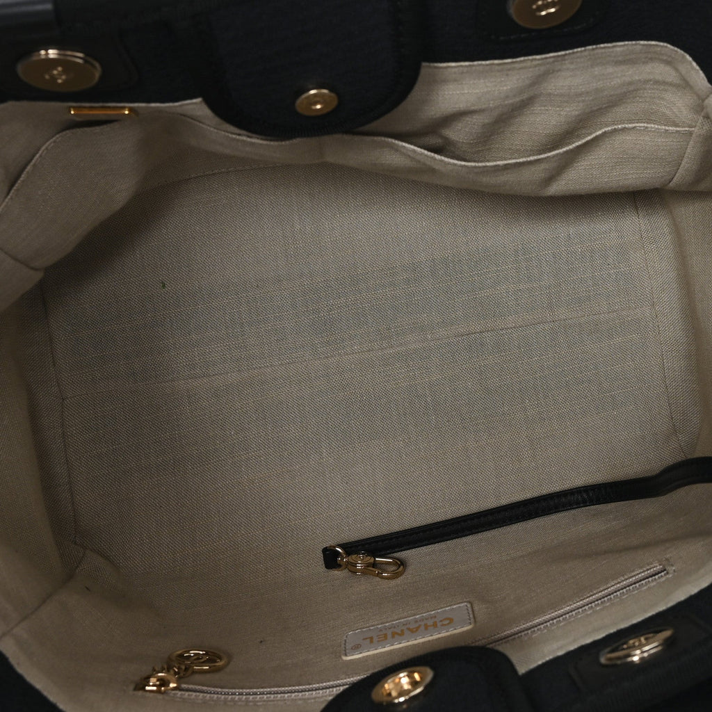 Mixed Fibers Small Deauville Tote Black