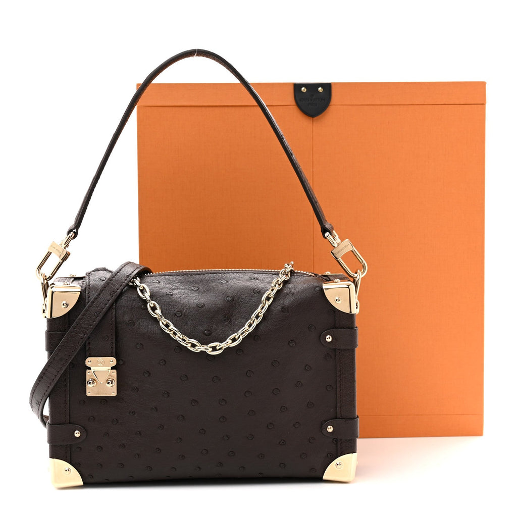 Ostrich Side Trunk MM Marron