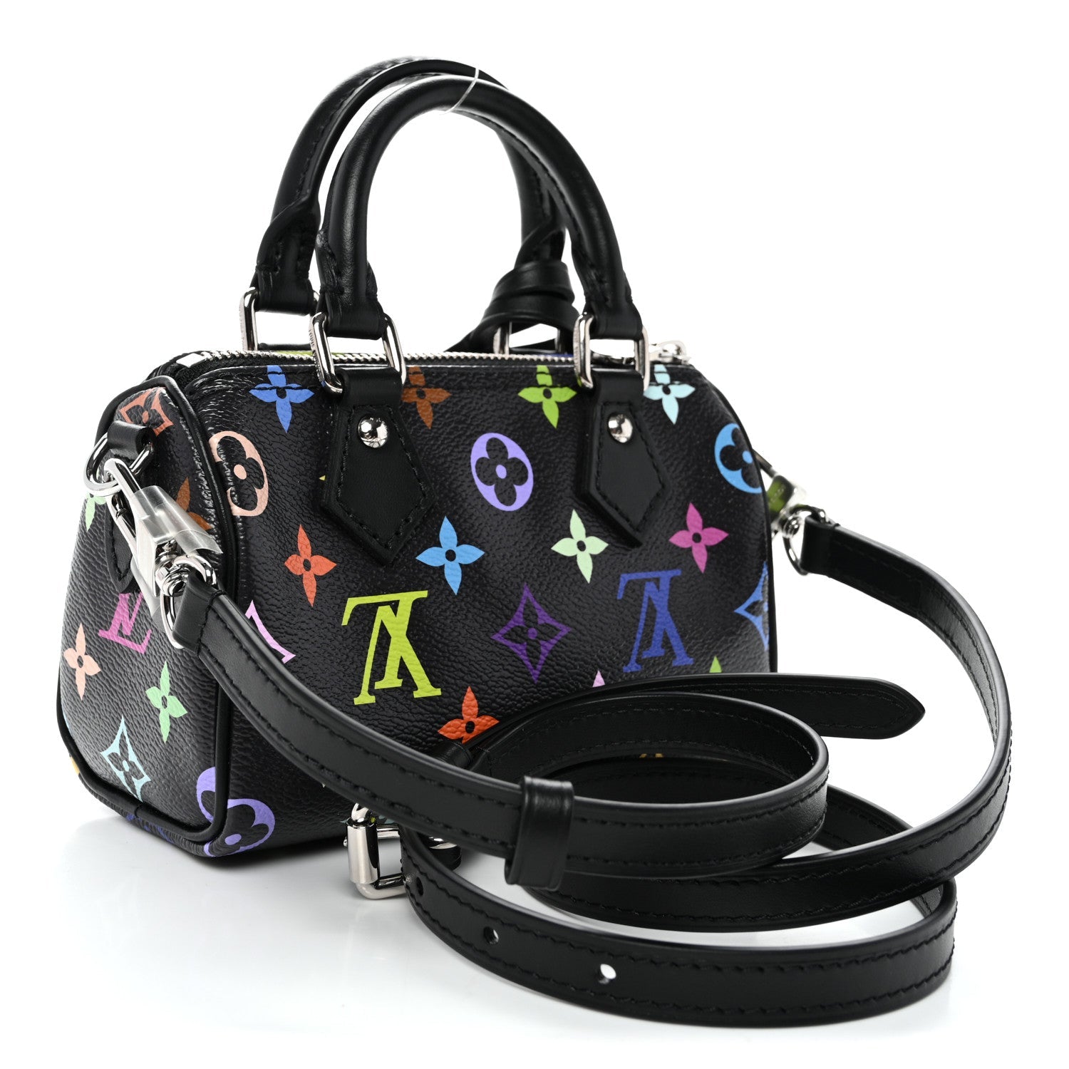 LV x TM Monogram Multicolor Nano Speedy Black