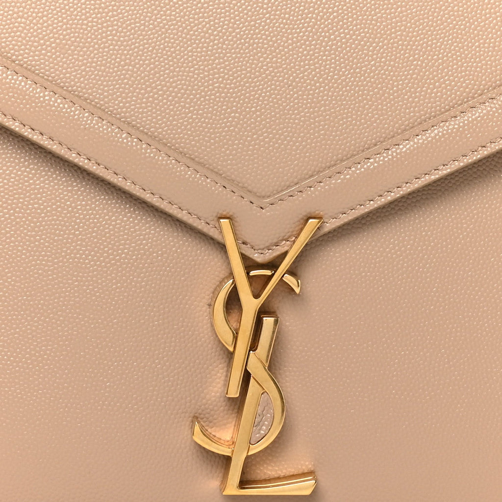 Grain de Poudre Medium Classic Monogram Cassandra Top Handle Dark Beige