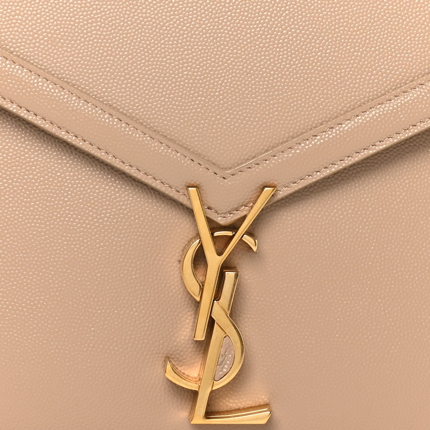 Grain de Poudre Medium Classic Monogram Cassandra Top Handle Dark Beige