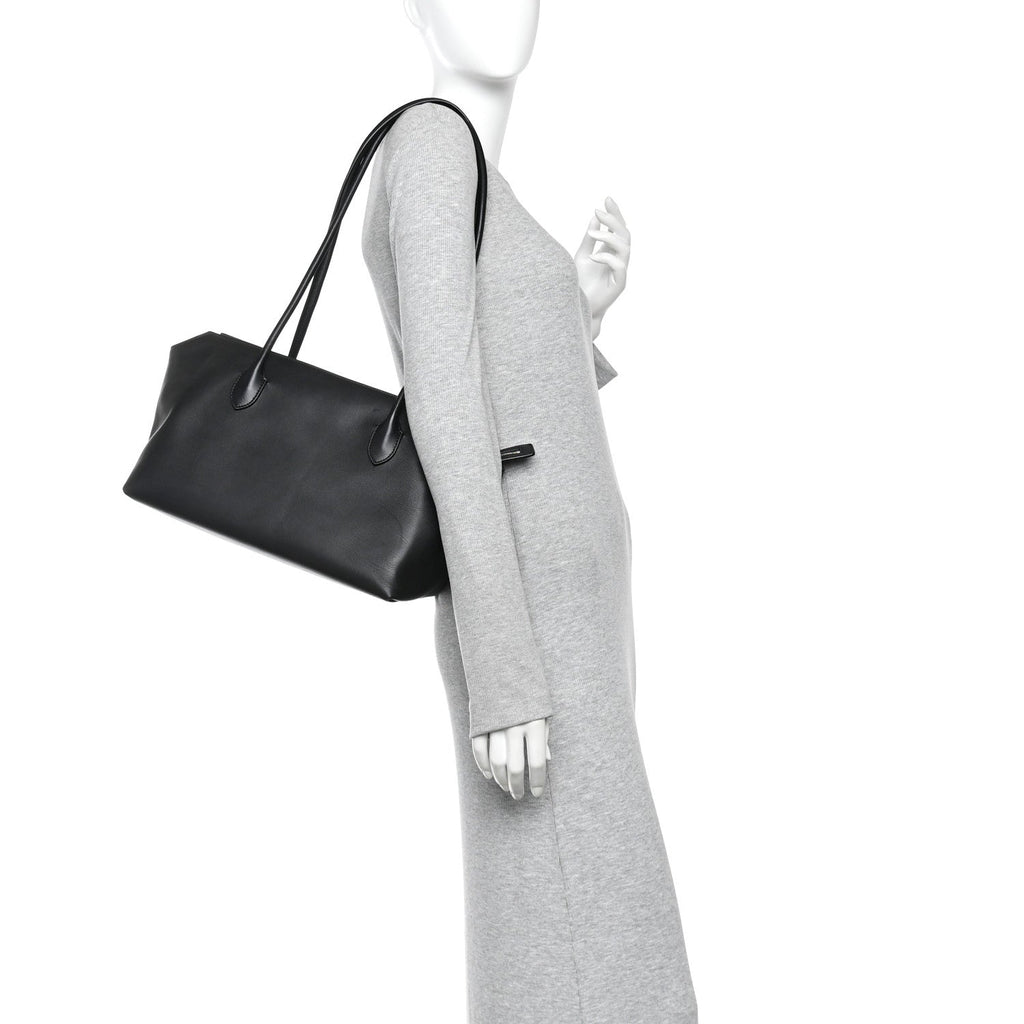 Grained Calfskin Terrasse Bag Black