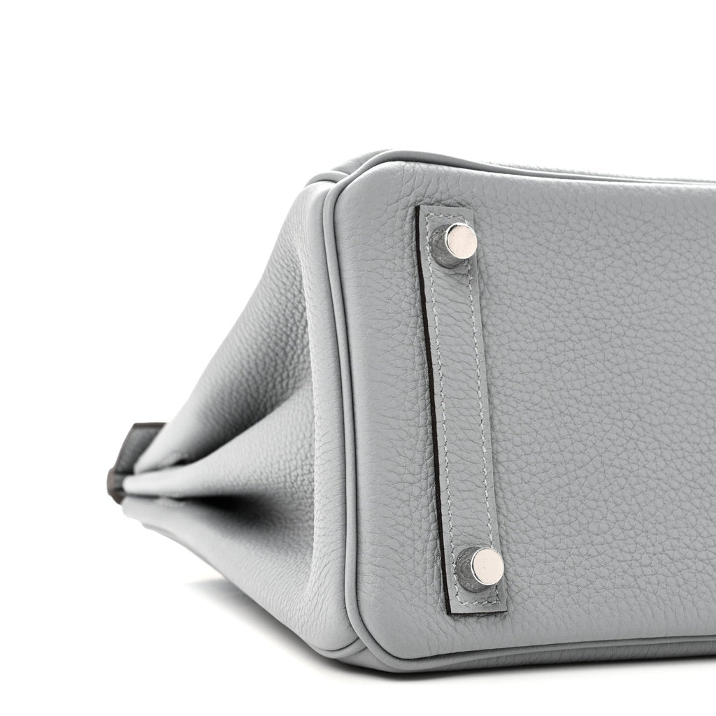Togo Birkin 25 Gris Pantin