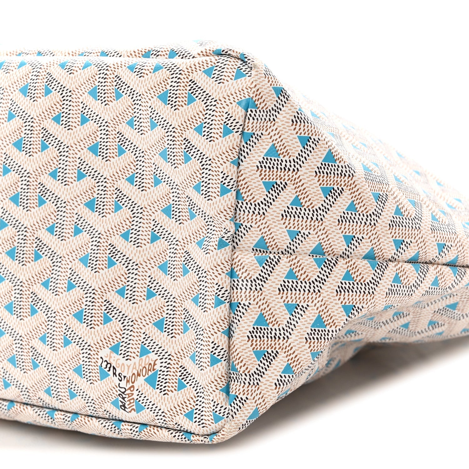 Goyardine Saint Louis Claire Voie PM White Opaline