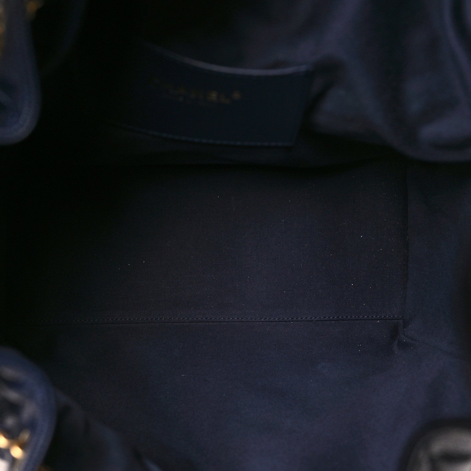 Caviar Quilted Medium Chanel 25 Handbag Dark Navy