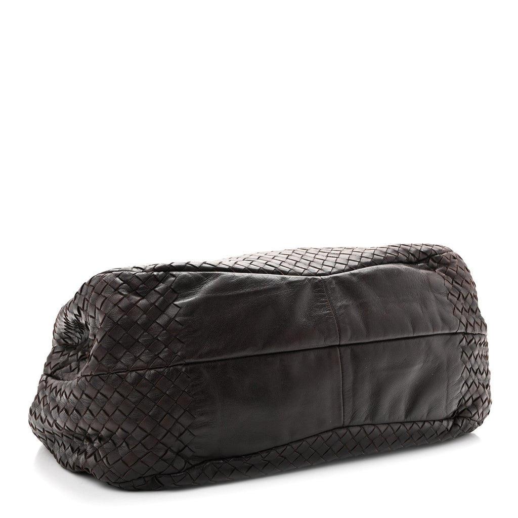 Nappa Intrecciato Large Campana Ebano