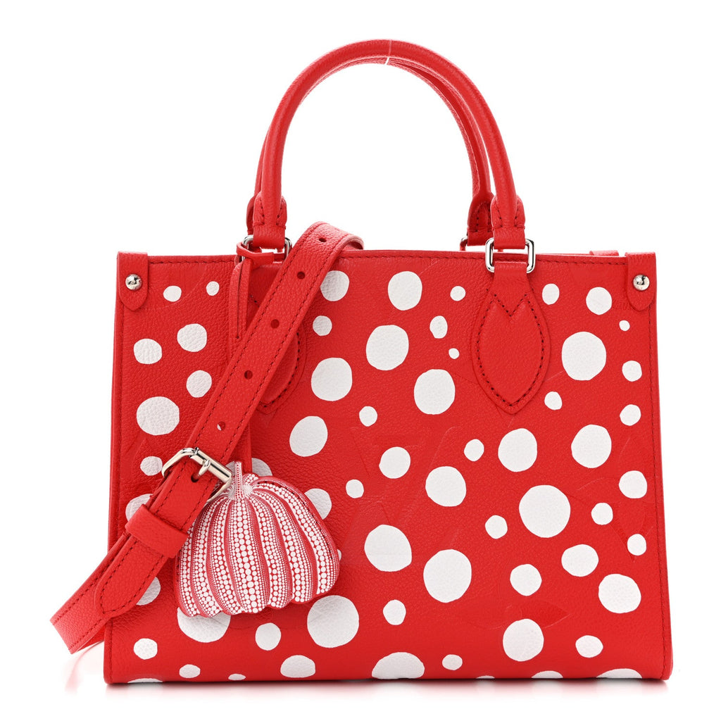 LV X YK Empreinte Infinity Dots Onthego PM Rogue White
