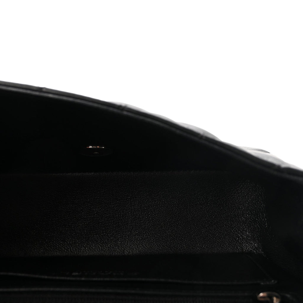 Lambskin Quilted Mini Rectangular Flap