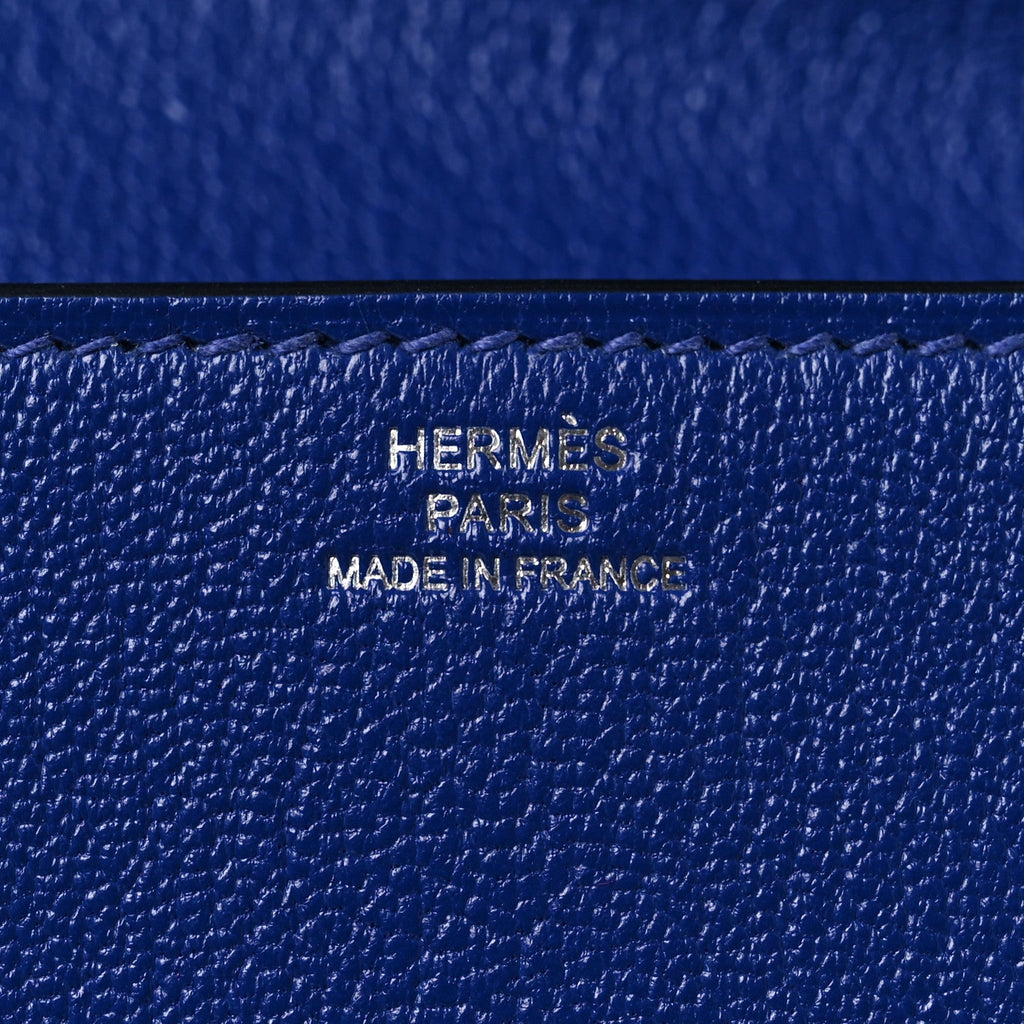 Chevre Mysore Medor 23 Clutch Bleu Hydra Electric Blue