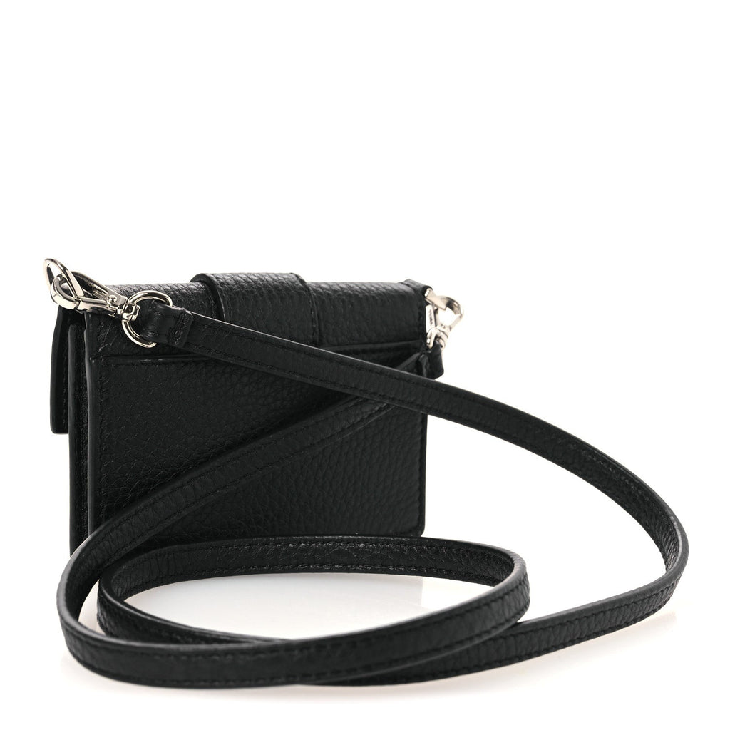 Cuoio Romano Micro Flat Baguette Black