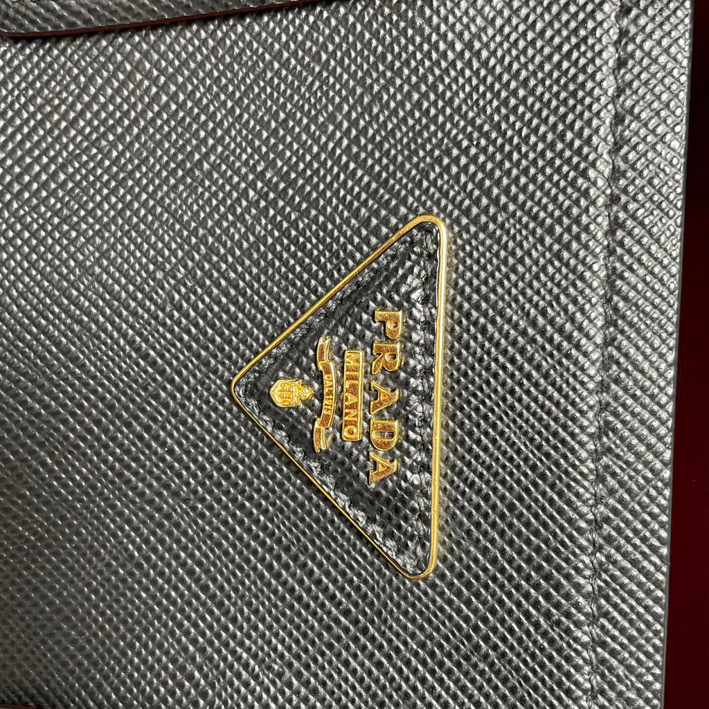 Prada Double Saffiano Medium Double Bag Black