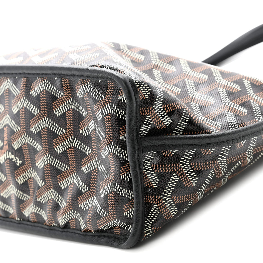 Goyardine Reversible Mini Anjou Black