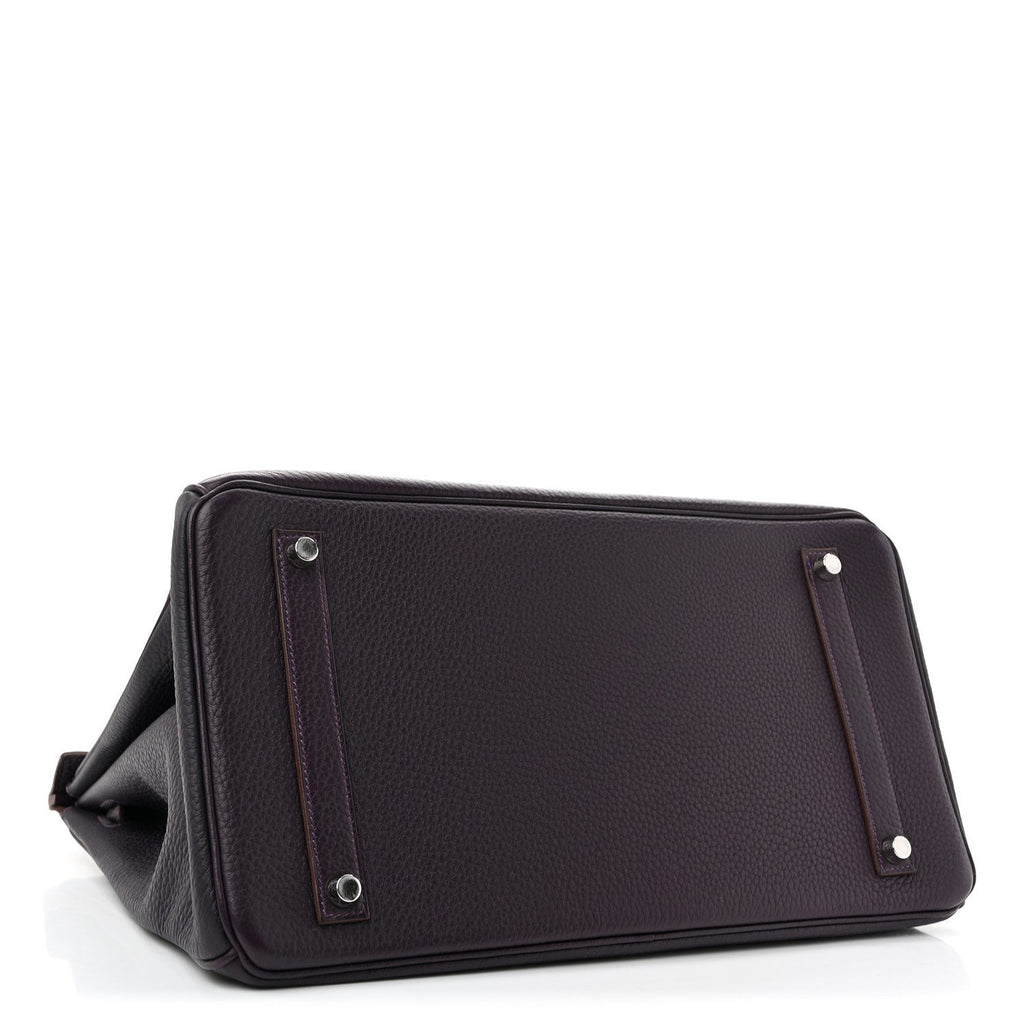 Taurillon Clemence Birkin 35 Raisin