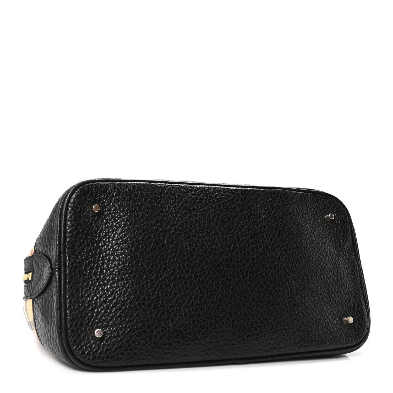 Haymarket Check Medium Satchel Black