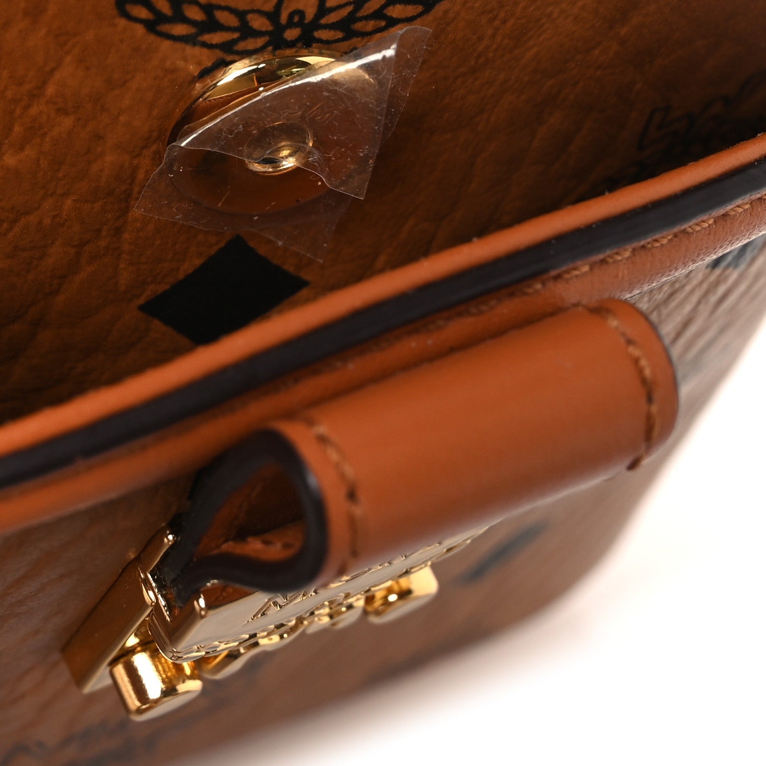 Visetos Mini Anna Crossbody Bag Cognac