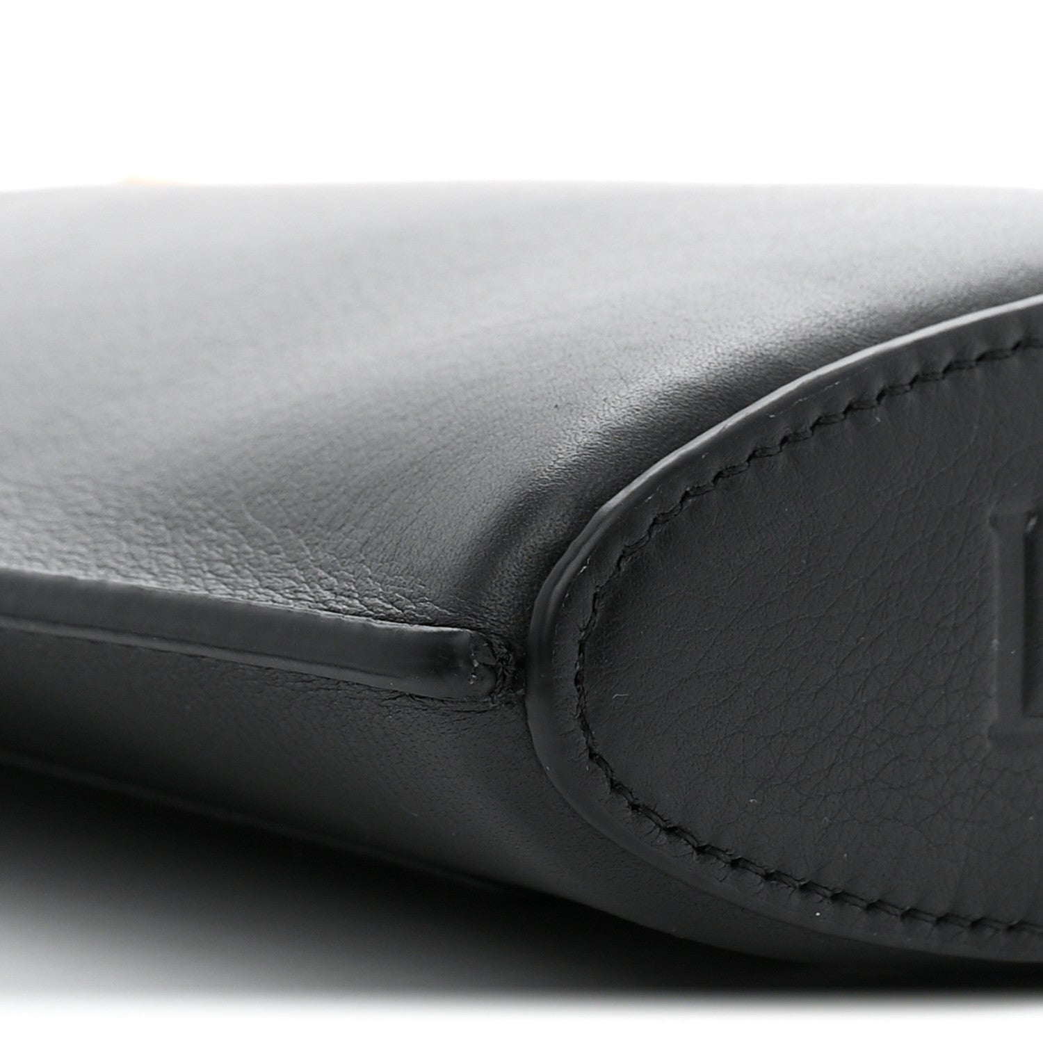 Smooth Calfskin Dice Pocket Black