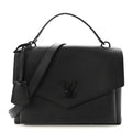 Soft Calfskin My Lockme Top Handle Black