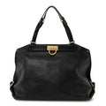 Calfskin Trifolio Tote Black
