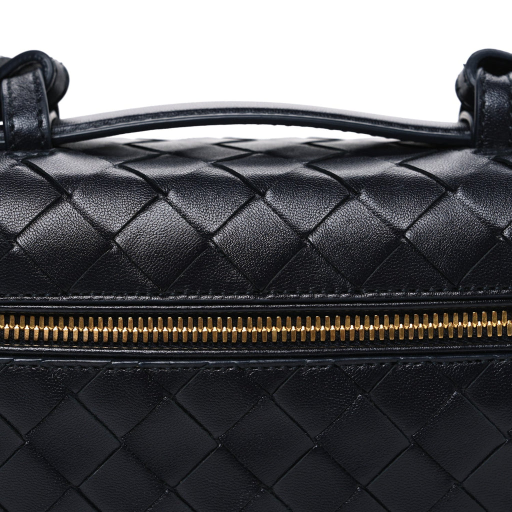 Calfskin Intrecciato Bang Bang Vanity Case Nocturnal