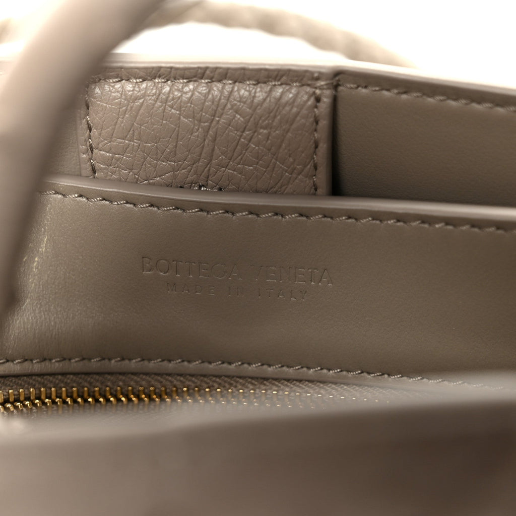 Ostrich Mini Andiamo Shoulder Bag Limestone