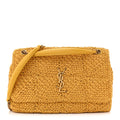 Raffia Monogram Medium Jamie Wheat
