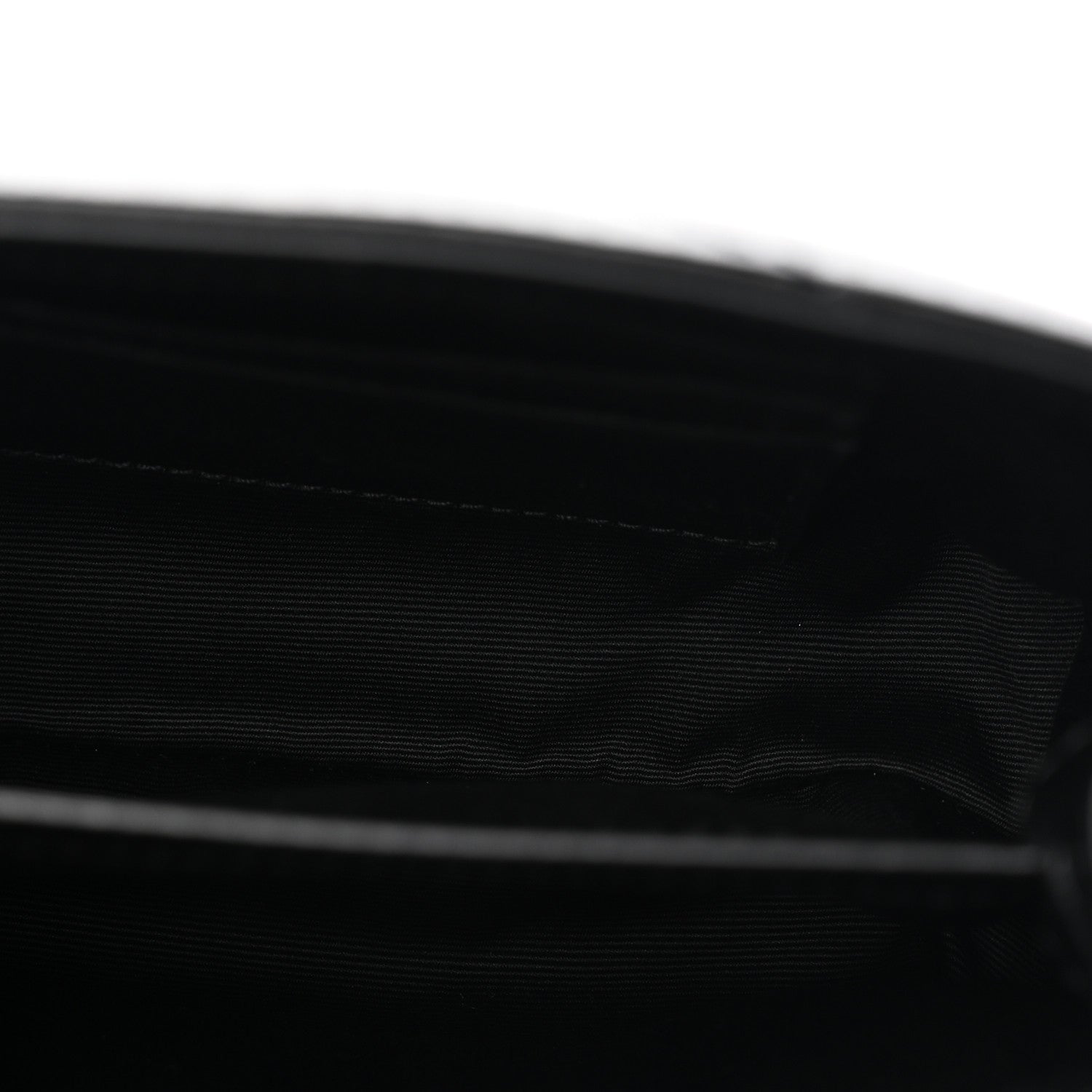 Calfskin Y Quilted Monogram Monochrome Toy Loulou Crossbody Bag Black
