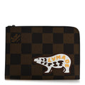 X NIGO Giant Damier Ebene Bear Pochette Jour GM