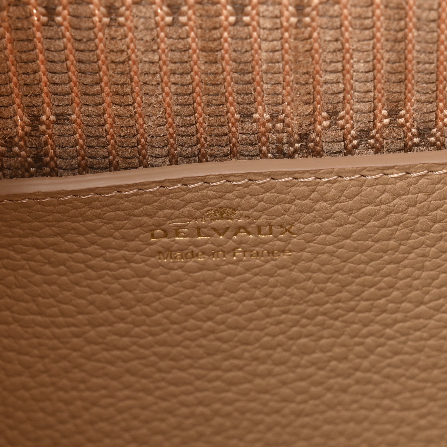 Taurillon Soft Woven D Motif Pin Swing Sirocco