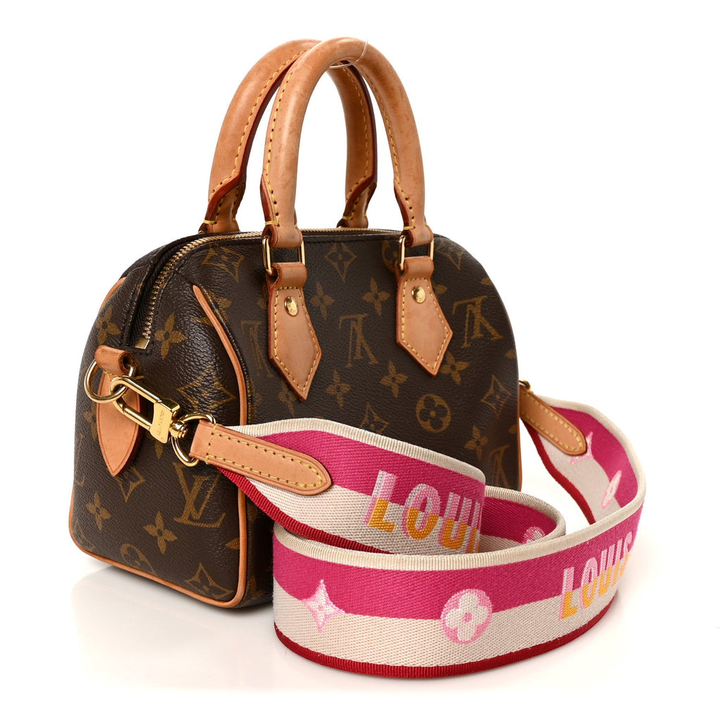 Monogram Speedy Bandouliere 20 Fuchsia