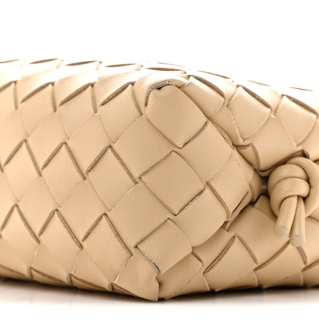 Nappa Intrecciato Mini Loop Camera Bag Porridge