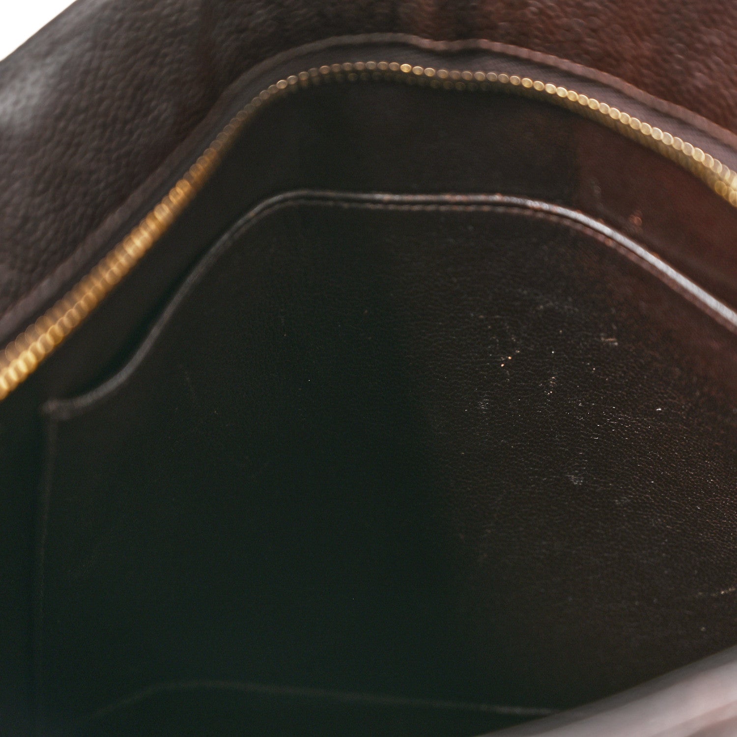 Caviar Quilted Medallion Tote Dark Brown