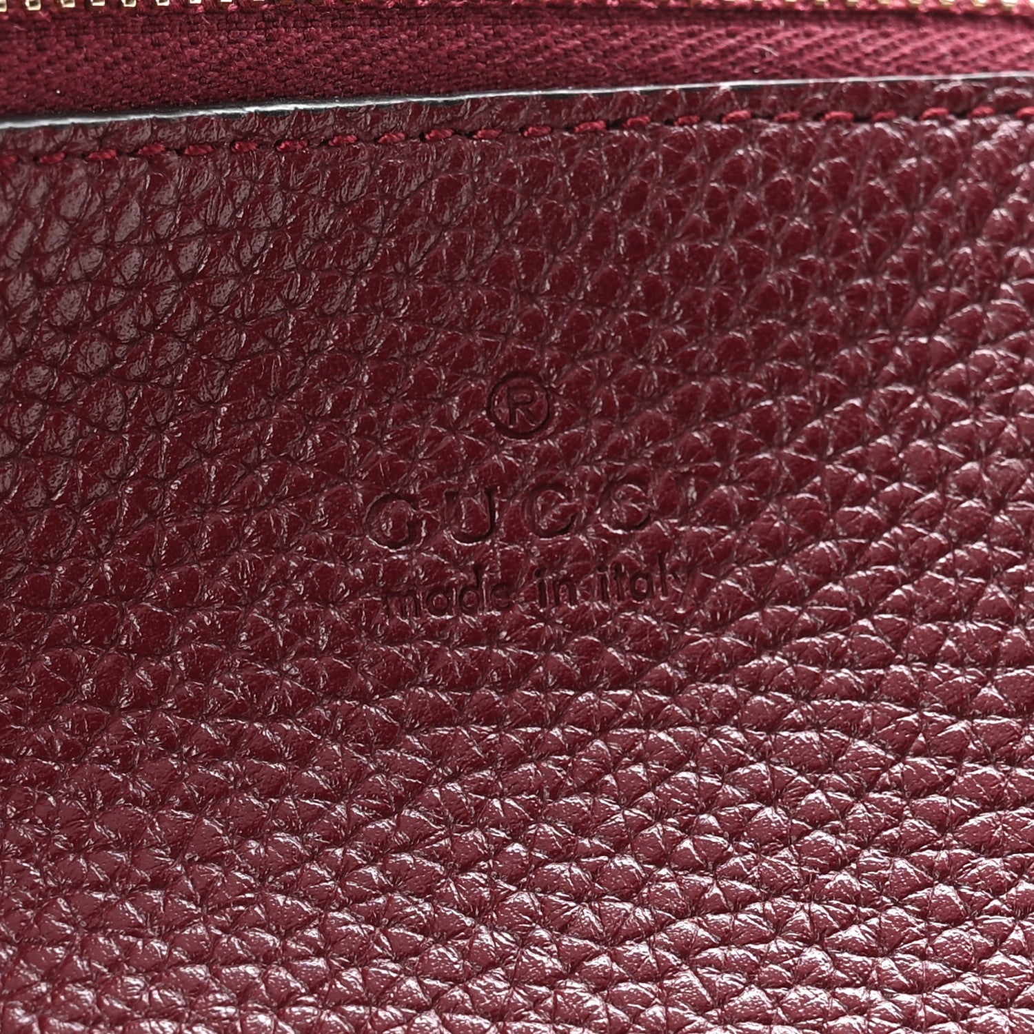 Grained Calfskin Monogram Large Totissima Reversible Tote Rosso Ancora