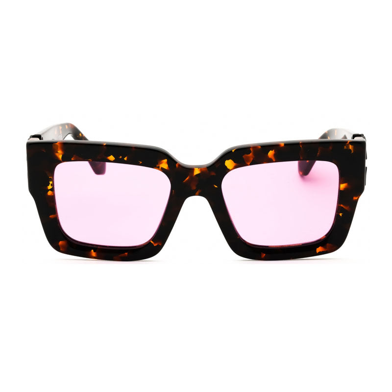 Off-White Sunglasses Square Full Rim, Shiny Grey Frame and Dark Grey Lens OERI14DMYSTIC0907
