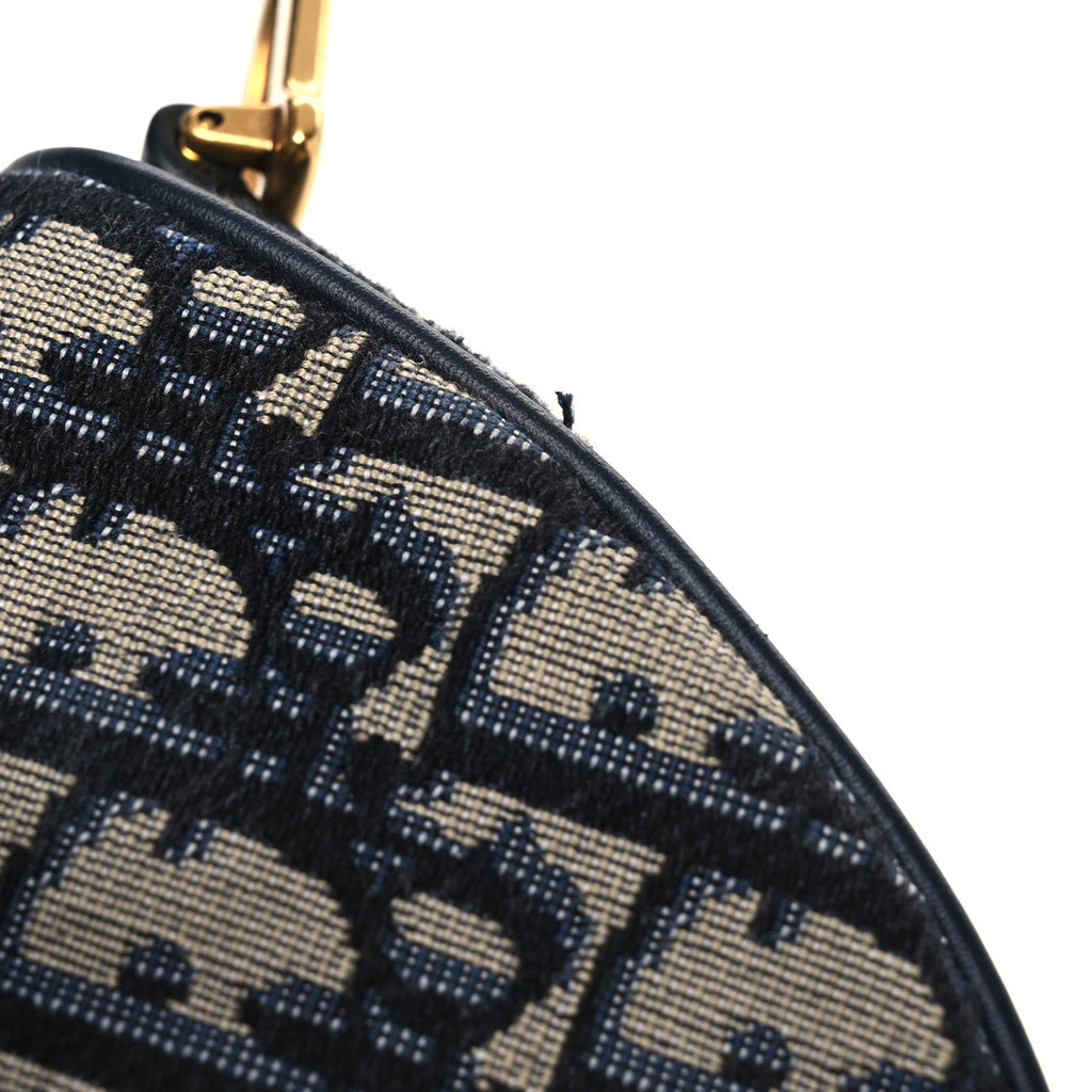 Oblique Mini Saddle Bag Blue