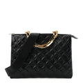 Lambskin Embossed Monogram Coussin MM Black