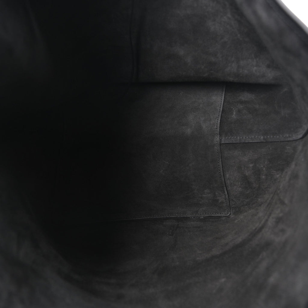 Grained Calfskin Park Tote Three Black