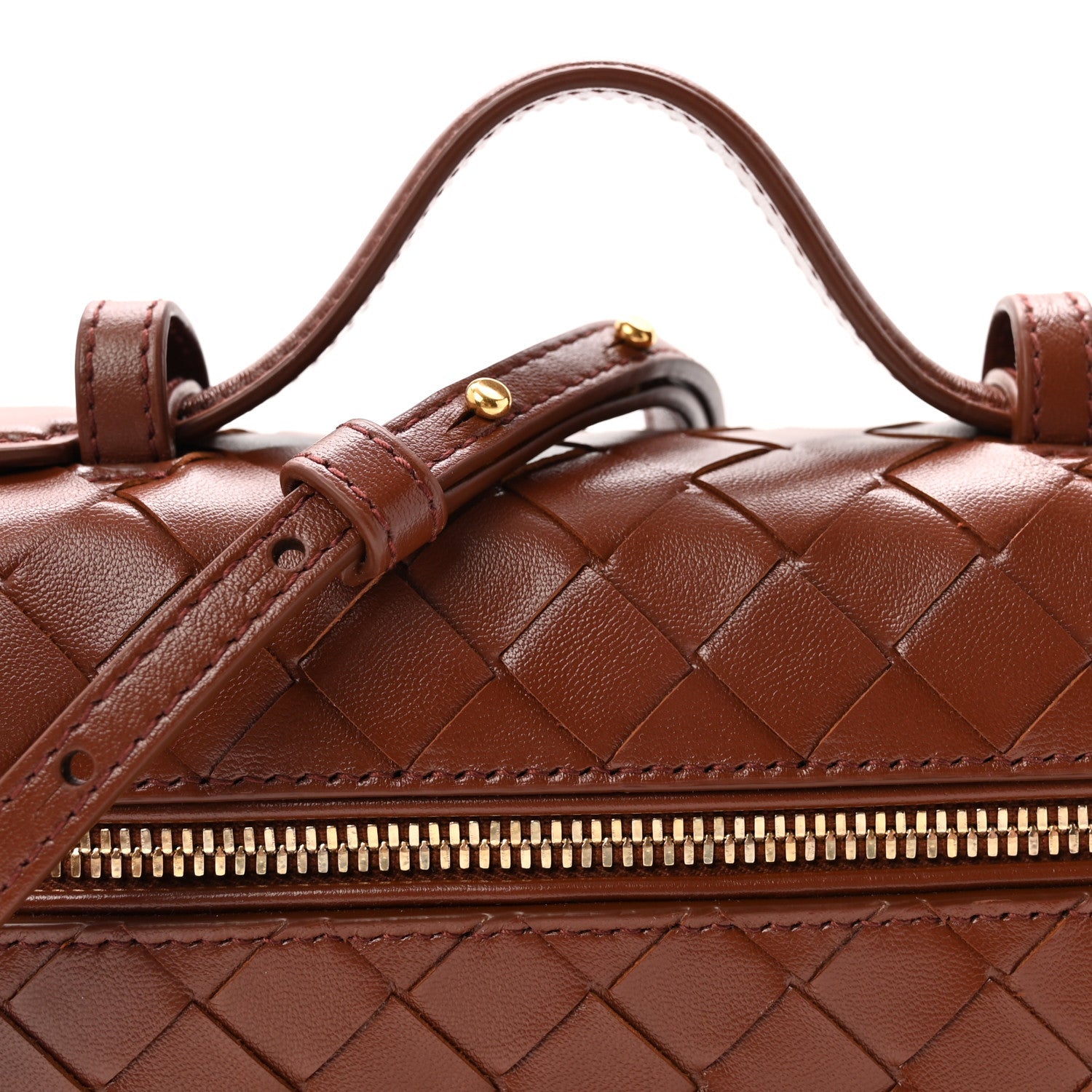 Nappa Intrecciato Bang Bang Vanity Case Sapele