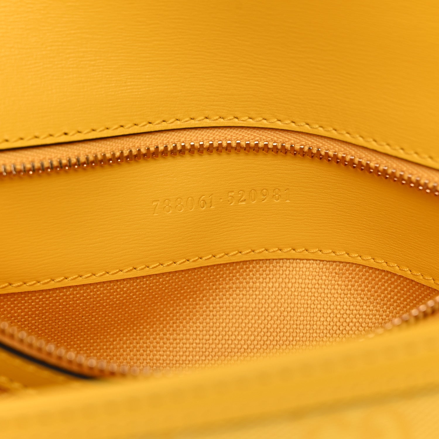 GG Monogram Textured Dollar Calfskin Small Luce Shoulder Bag Yellow
