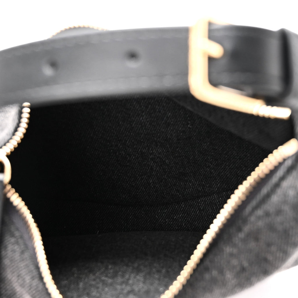 Denim Teen Lulu Shoulder Bag Dark Grey