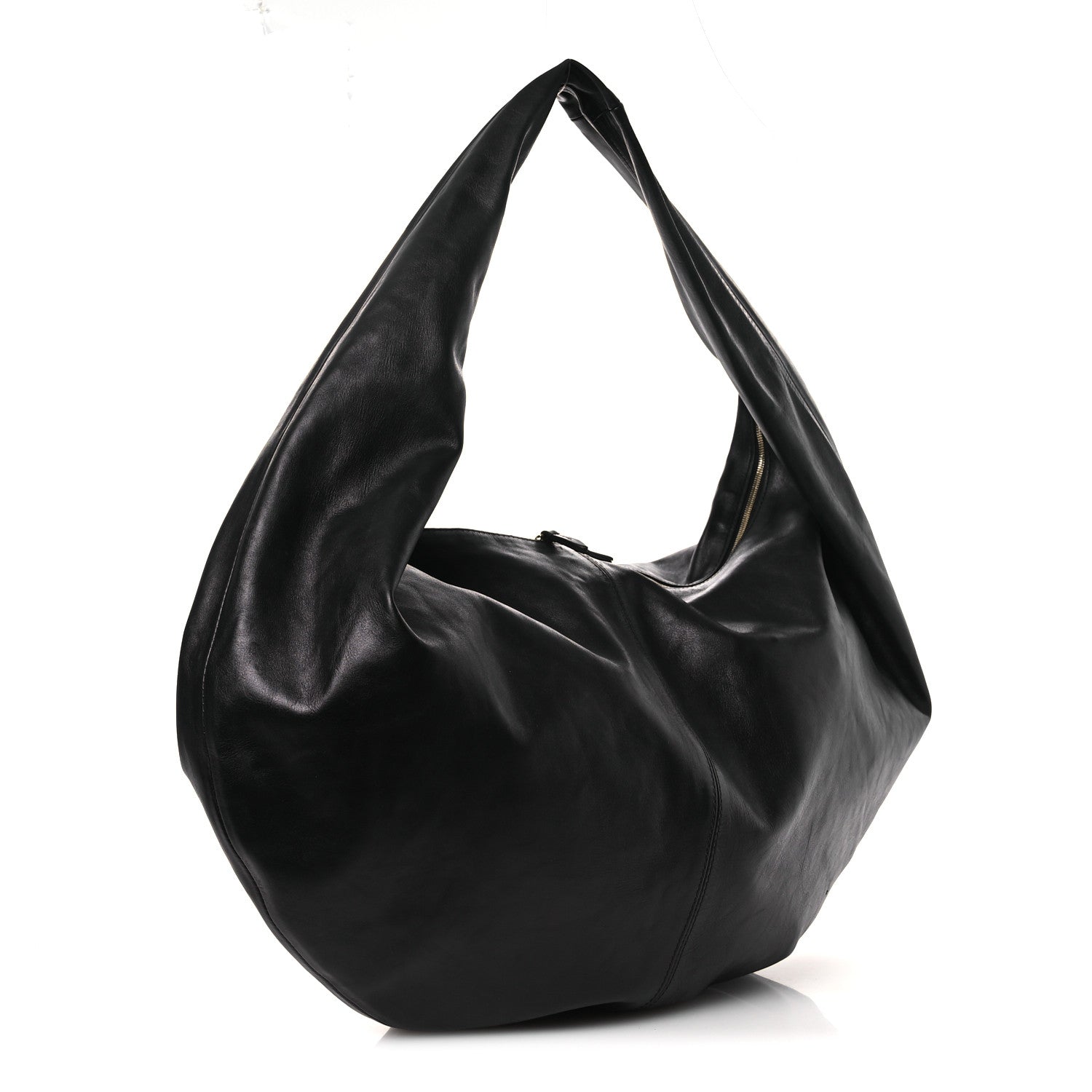 Vintage Calfskin Extra Large Olivia Hobo Black
