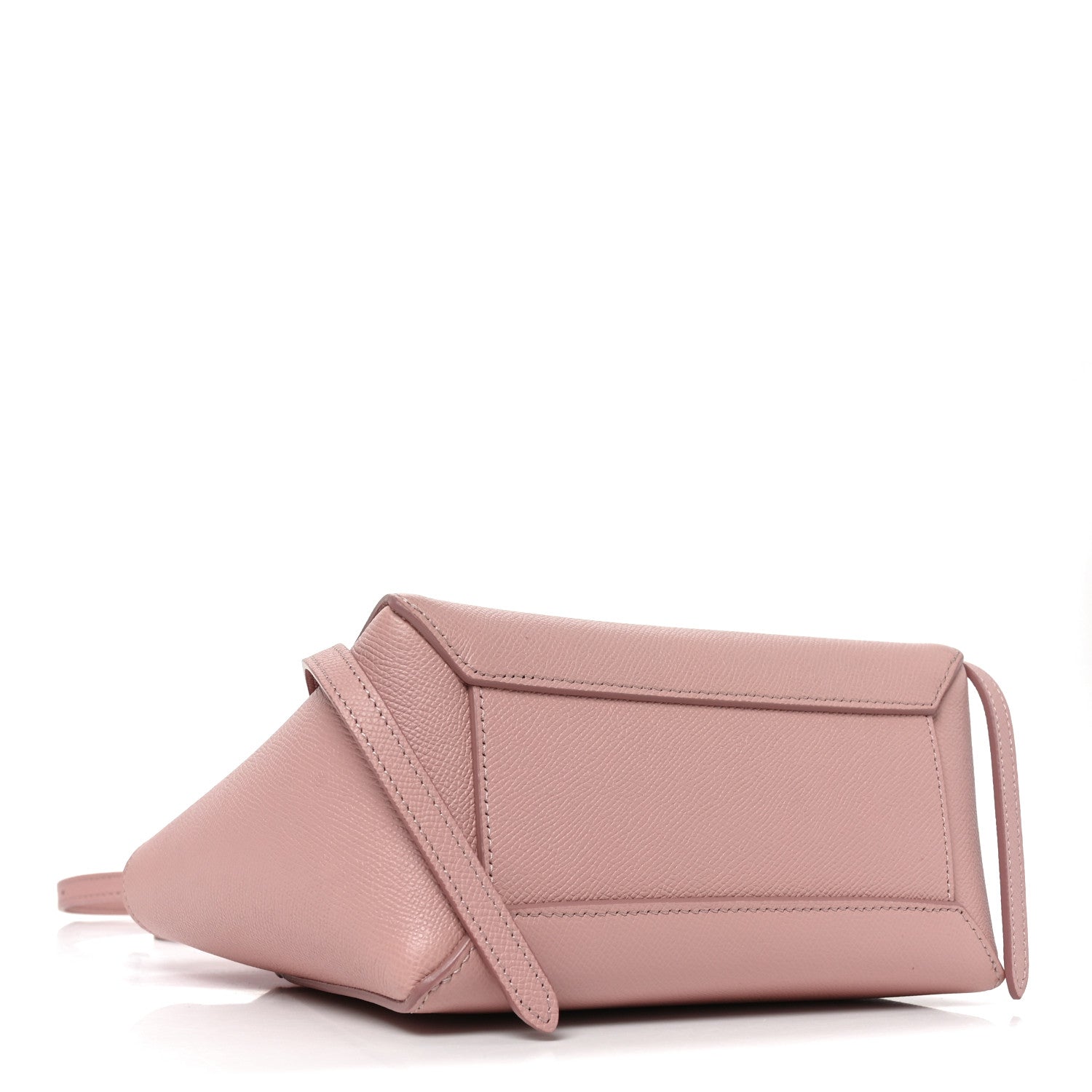 Grained Calfskin Nano Belt Bag Vintage Pink