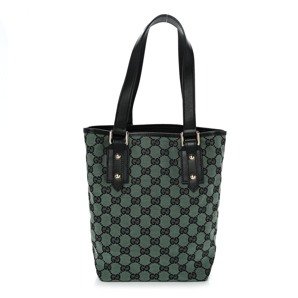 Monogram Tote Bag Green