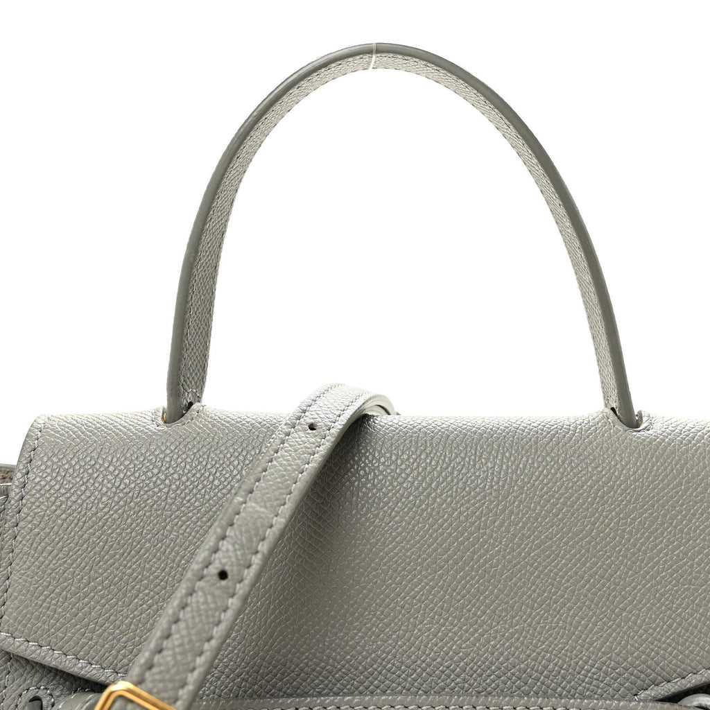 Grained Calfskin Nano Belt Bag Cloud