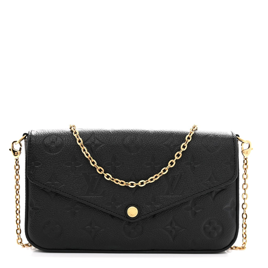 Empreinte Pochette Felicie Chain Wallet Black