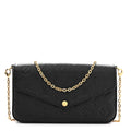 Empreinte Pochette Felicie Chain Wallet Black
