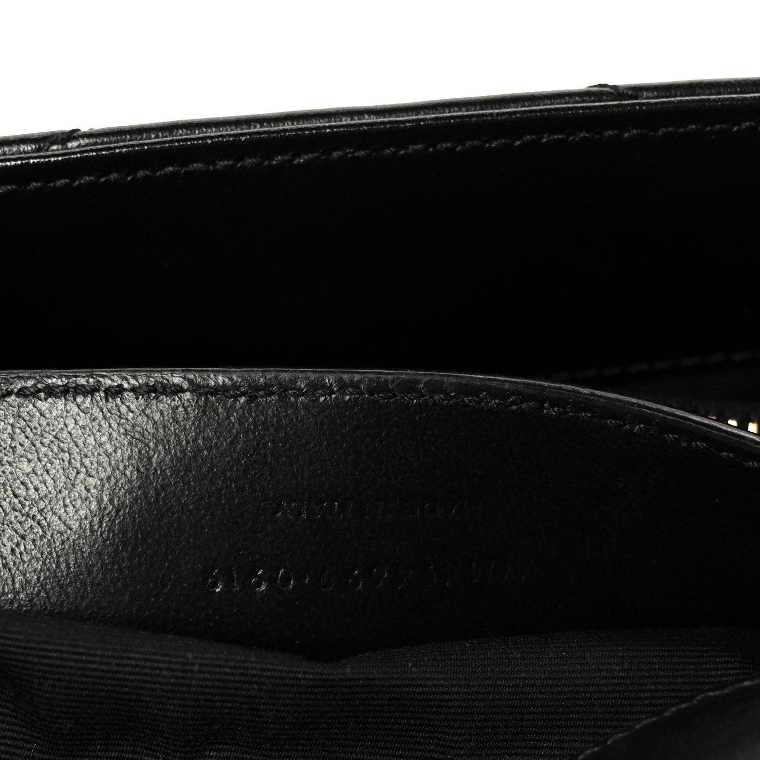 Calfskin Y Quilted Monogram Small Loulou Chain Satchel Black