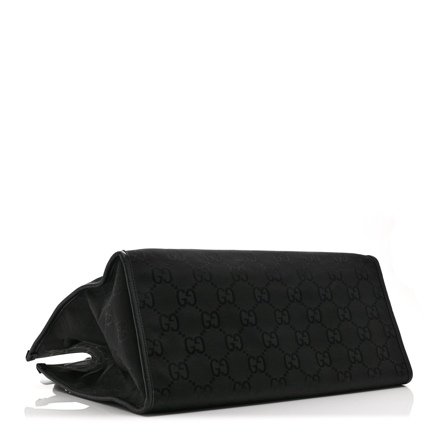 Econyl Nylon Monogram Large Off The Grid Tote Bag Black