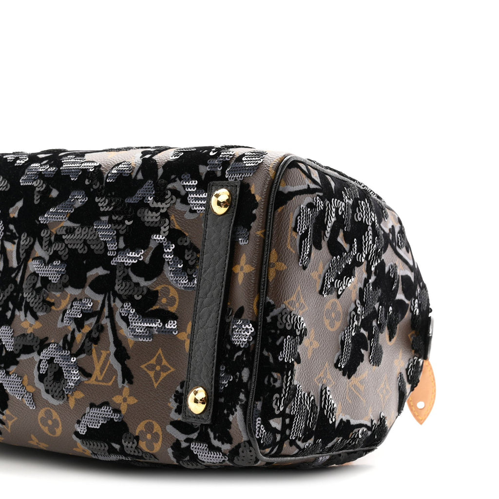 Monogram Fleur De Jais Sequins Speedy 30