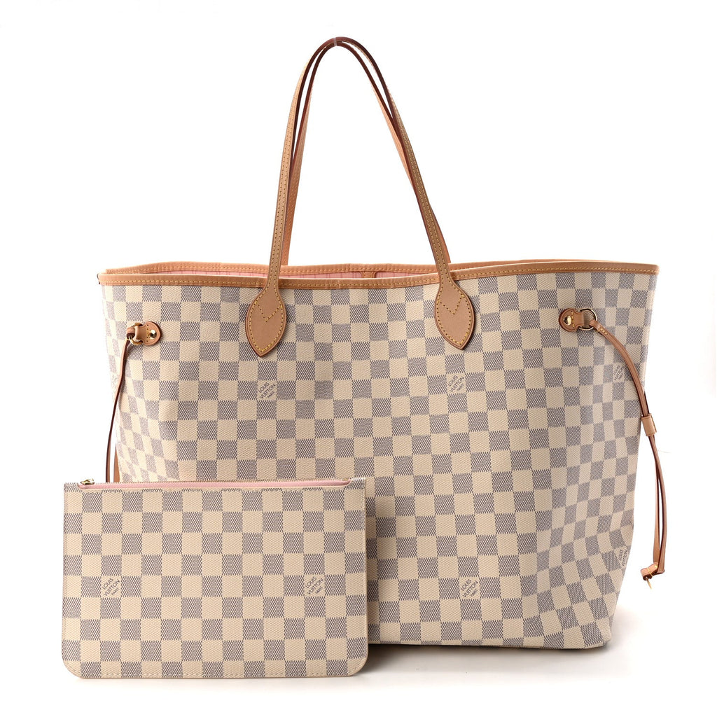 Damier Azur Neo Neverfull GM Rose Ballerine