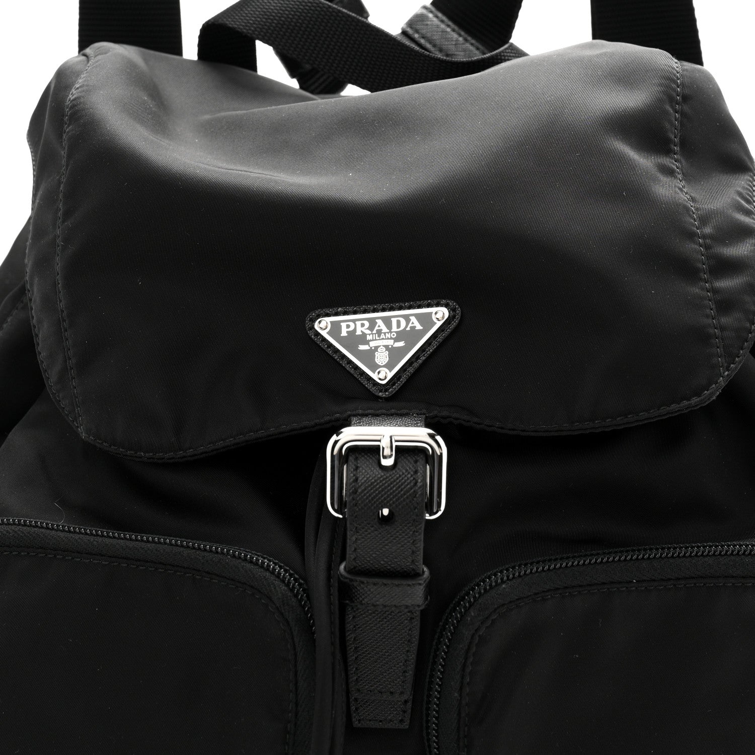 Nylon Vela Large Backpack Black
